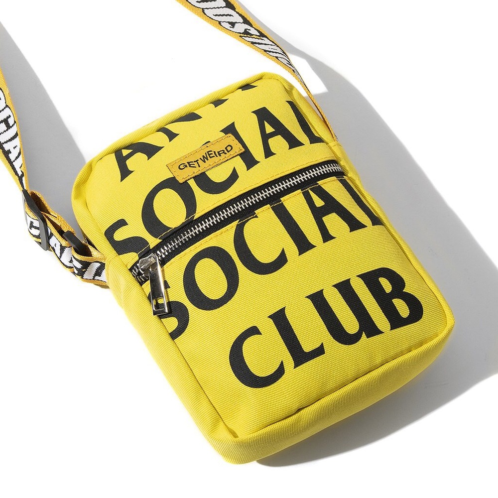 Anti Social Social Club ASSC Remix Yellow Bag